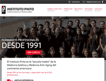 Tablet Screenshot of institutopinto.com